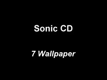 Sonic CD Wallpaper
